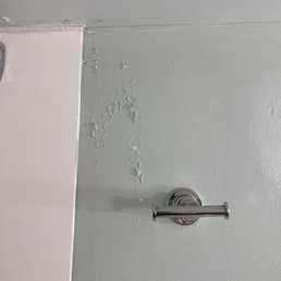 Paint peeling in the bathroom
