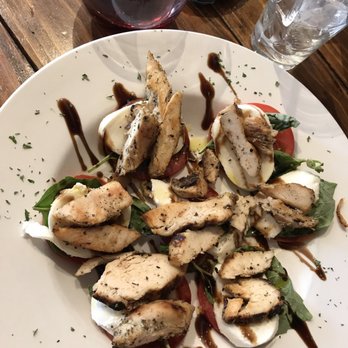 Station 66 - Caprese salad with grilled chicken, AMAZING!!! - Bars Near Me - Williams, Arizona Station 66 - Caprese salad with grilled chicken, AMAZING!!! - Bars Near Me - Williams, Arizona