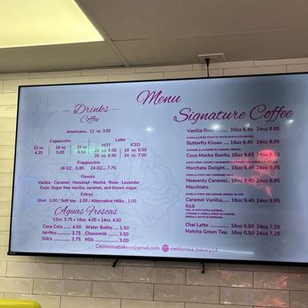 Cielito Rosa Bakery & Cafe - Jan 2025 menu - Bakeries Near Me - Mesa, Arizona