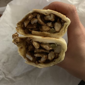 Omar Grill - Inside of the juicy chicken shawarma. So so good! - Middle Eastern Near Me - Cleveland, Ohio