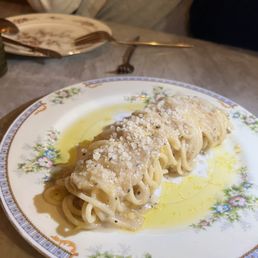Cacio e pepperoni pasta
