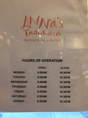 Menu photo 2 Anna's Taqueria Newton Highlands, MA