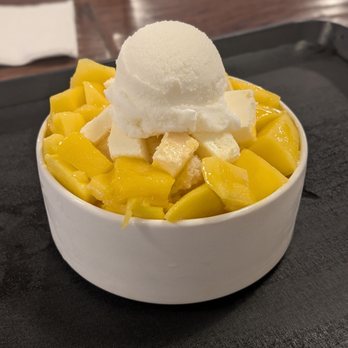 Sulbing - Mango cheese bingsu (small) - Desserts Near Me - Tempe, Arizona Sulbing - Mango cheese bingsu (small) - Desserts Near Me - Tempe, Arizona