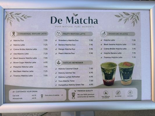 Menu photo 6 De Matcha Buena Park, CA Menu photo 6 De Matcha Buena Park, CA
