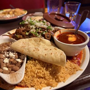Torero's - Borrego with rice and pinto beans - Mexican Near Me - Renton, Washington