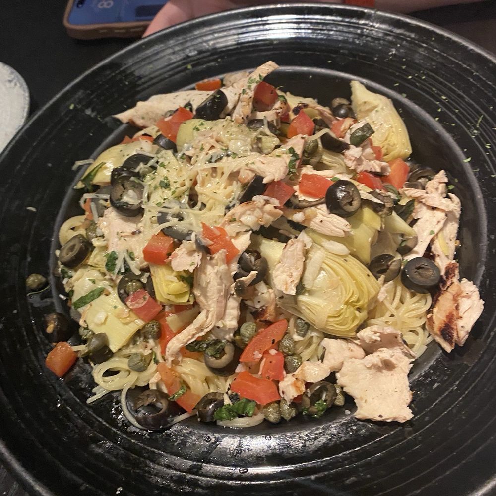 Johnny Carino's - Angel Hair with Artichokes and Chicken - Italian Near Me - Pigeon Forge, Tennessee
