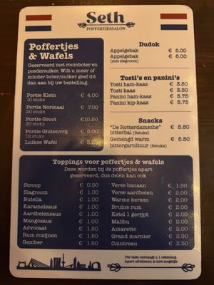 Menu photo 2 Seth Poffertjessalon Rotterdam, ZH Menu photo 2 Seth Poffertjessalon Rotterdam, ZH