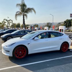Tesla Supercharger - Five Cities - Tesla Model 3 Performance
