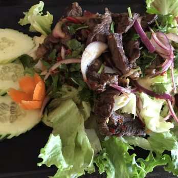 Sip Saam Thai - Ribeye salad. Very very spicy - Thai Near Me - Austin, Texas Sip Saam Thai - Ribeye salad. Very very spicy - Thai Near Me - Austin, Texas