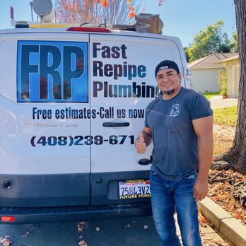 Fast Repipe and Plumbing - Hugo the plumber in front of his truck. - Plumbing Near Me Fast Repipe and Plumbing - Hugo the plumber in front of his truck. - Plumbing Near Me