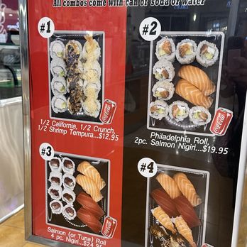 Sushi Plus - Combo Deals as of 7/31/2025 - Sushi Bars Near Me - Palm Desert, California