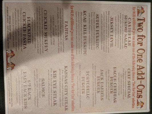 Menu photo 2 Court Jester Saloon & Eatery Aberdeen, NJ Menu photo 2 Court Jester Saloon & Eatery Aberdeen, NJ