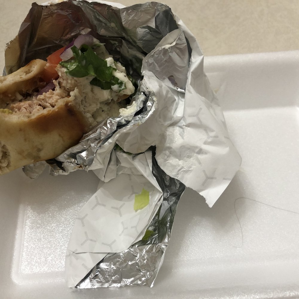 George's Greek Grill - a sandwich wrapped in foil - Greek Near Me - Mississauga, Ontario