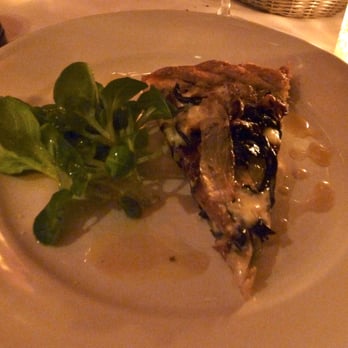 Chez Panisse - 1st course: wild mushroom and leek tart - New American Near Me - Berkeley, California Chez Panisse - 1st course: wild mushroom and leek tart - New American Near Me - Berkeley, California