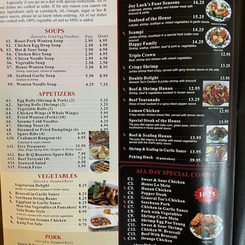 Joy Luck II - Menu June 2021 - Chinese Near Me - Annapolis, Maryland Joy Luck II - Menu June 2021 - Chinese Near Me - Annapolis, Maryland
