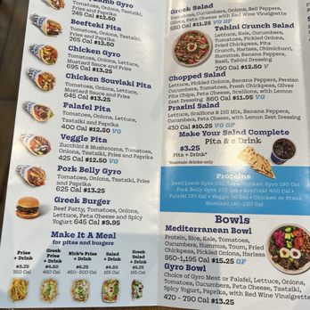 Nick The Greek - Menu - Greek Near Me - Elk Grove, California