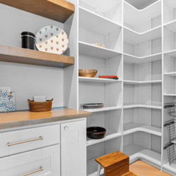 The Tailored Closet of South Jersey - Say goodbye to clutter and hello to function.  A custom pantry makes it easy to find what you need, when you need it...