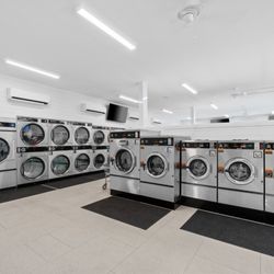 The Laundry Party - 20 pound 40 pound 60 pound 80 pound washers are able to take on any size load you need. We also have 30 pound 50 pound and 80 pound dryers.