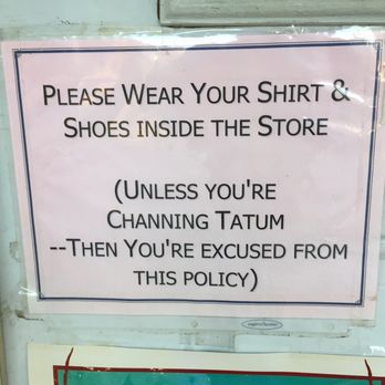 Mountain Fruit & Produce - a sign stating to wear your shirt and shoes inside the store - Specialty Food Near Me - Bedford, Virginia Mountain Fruit & Produce - a sign stating to wear your shirt and shoes inside the store - Specialty Food Near Me - Bedford, Virginia