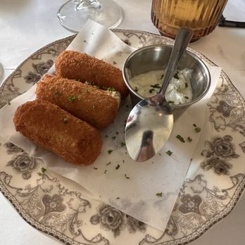 Manchego - Cod croquettes - Spanish Near Me - Santa Monica, California Manchego - Cod croquettes - Spanish Near Me - Santa Monica, California
