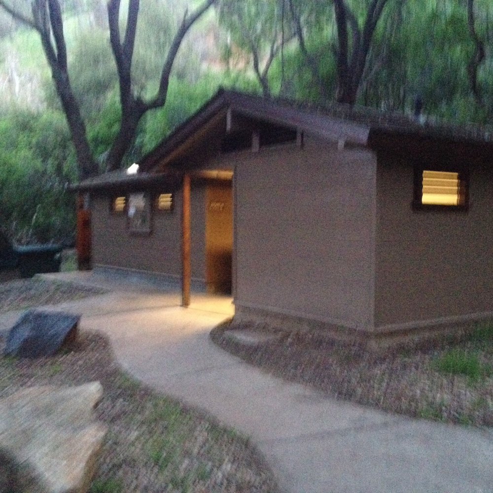 Buckeye Flat Campground - Bathrooms, near site 20. - Parks Near Me - Three Rivers, California