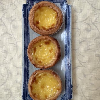 HL Peninsula Pearl - Portuguese baked custard tarts. - Dim Sum Near Me - Burlingame, California HL Peninsula Pearl - Portuguese baked custard tarts. - Dim Sum Near Me - Burlingame, California