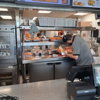Church's Texas Chicken - Preparing orders at Church's Chicken. - Fast Food Near Me - Las Cruces, New Mexico