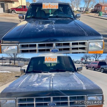 Chavez Auto Rebuilders - Hood before and after adjustment (only did adjustment to make hood stop rubbing and sticking when opening, no dent repair). - Body Shops Near Me - Greeley, Colorado Chavez Auto Rebuilders - Hood before and after adjustment (only did adjustment to make hood stop rubbing and sticking when opening, no dent repair). - Body Shops Near Me - Greeley, Colorado