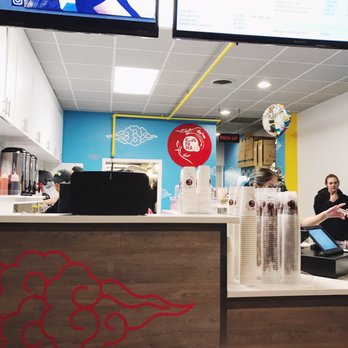 Kung Fu Tea - Love the bright interior! - Bubble Tea Near Me - Richmond, Virginia