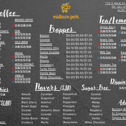 Midtown Perk - Here is our menu!