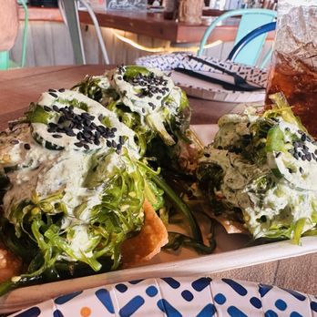 Sea Monkey Tavern & Grill - Ahi Tuna Nachos - Seafood Near Me - Naples, Florida