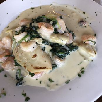 Cafe Monte - Crepes Shrimp & Artichoke Crepes - French Near Me - Charlotte, North Carolina