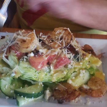 Engine No 9 - Shrimp Wedge Salad - Burgers Near Me - Saint Petersburg, Florida