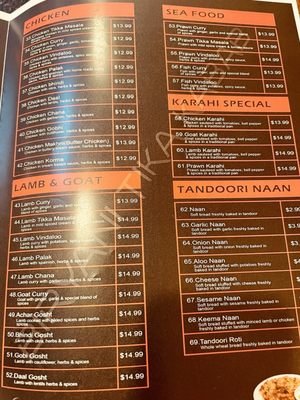 Menu photo 1 Biryani Tika Kabab Oakland, CA
