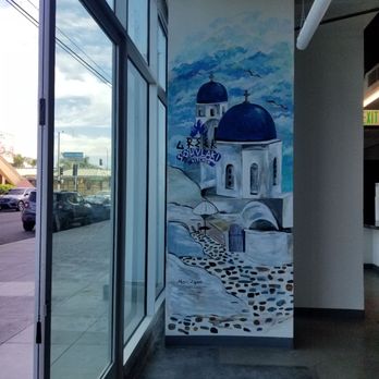 LA Chef’s Kitchen - Greek Souvlaki Kitchen Mural! ;) - Food Court Near Me - Los Angeles, California