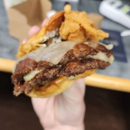 The black truffle burger The black truffle burger