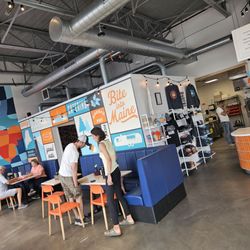 Bright, cool inside area