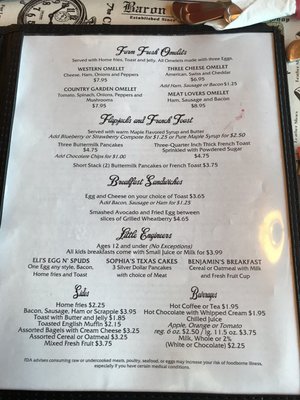 Menu photo 7 Casey Jones' Restaurant Ronks, PA