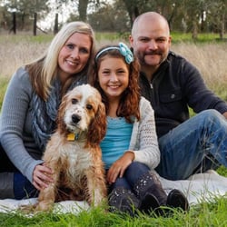 1 Love Dog Rescue - Fozzy Bear and family