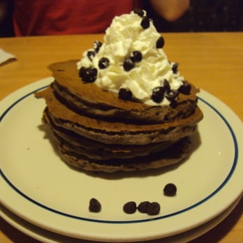 IHOP - Chocolate pancakes with choc chips - steaming! - Breakfast & Brunch Near Me - TAMPA, Florida IHOP - Chocolate pancakes with choc chips - steaming! - Breakfast & Brunch Near Me - TAMPA, Florida