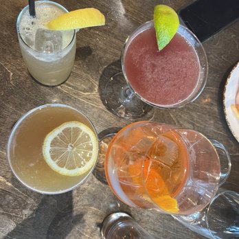 Inkwell Tavern - 4 of the amazing cocktails. Aperol Spritz, Oxford comma, Turn the Page and something with Wild in name. - Cocktail Bars Near Me - Burbank, California Inkwell Tavern - 4 of the amazing cocktails. Aperol Spritz, Oxford comma, Turn the Page and something with Wild in name. - Cocktail Bars Near Me - Burbank, California