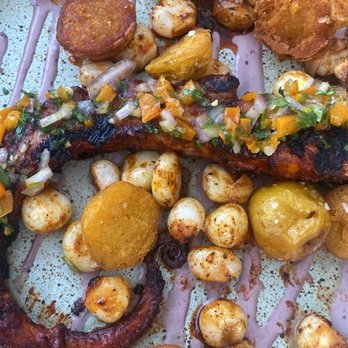 Leche De Tigre - Pulpo anticuchero - Peruvian Near Me - San Antonio, Texas