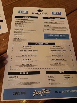 Menu photo 3 Cerveza Jack's Nashville, TN