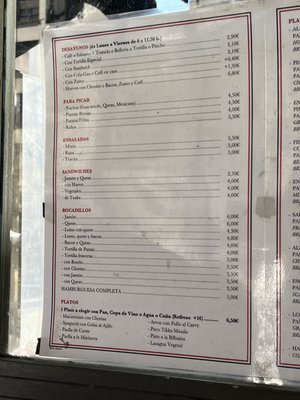 Menu photo 3 Cafeteria Avemay Bilbao, BI