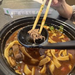 Beef tomato noodles soup Beef tomato noodles soup