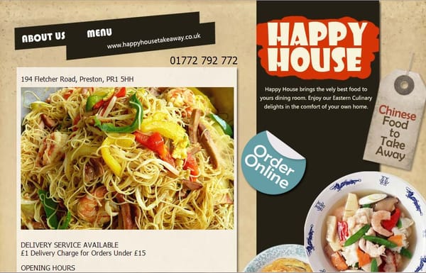 Menu photo 1 Happy House Preston, LAN