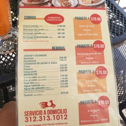 La Polar - Menu