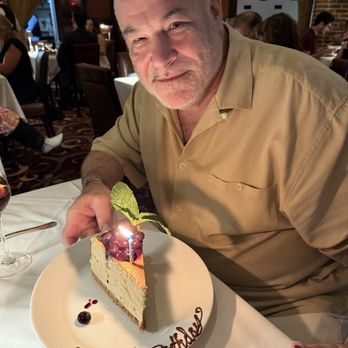 Vic & Anthony's Steakhouse - Cheesecake topped with blueberries (or could choose strawberries) - Steakhouses Near Me - Houston, Texas Vic & Anthony's Steakhouse - Cheesecake topped with blueberries (or could choose strawberries) - Steakhouses Near Me - Houston, Texas