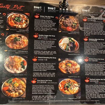 Tasty Pot - Aug 2023 menu; pricing is in the upper right corner of the menu - Hot Pot Near Me - Alhambra, California Tasty Pot - Aug 2023 menu; pricing is in the upper right corner of the menu - Hot Pot Near Me - Alhambra, California