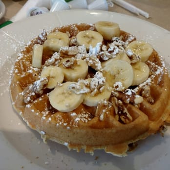 Williston Town House Diner - Waffles with banana and walnuts - Diners Near Me - Williston Park, New York Williston Town House Diner - Waffles with banana and walnuts - Diners Near Me - Williston Park, New York